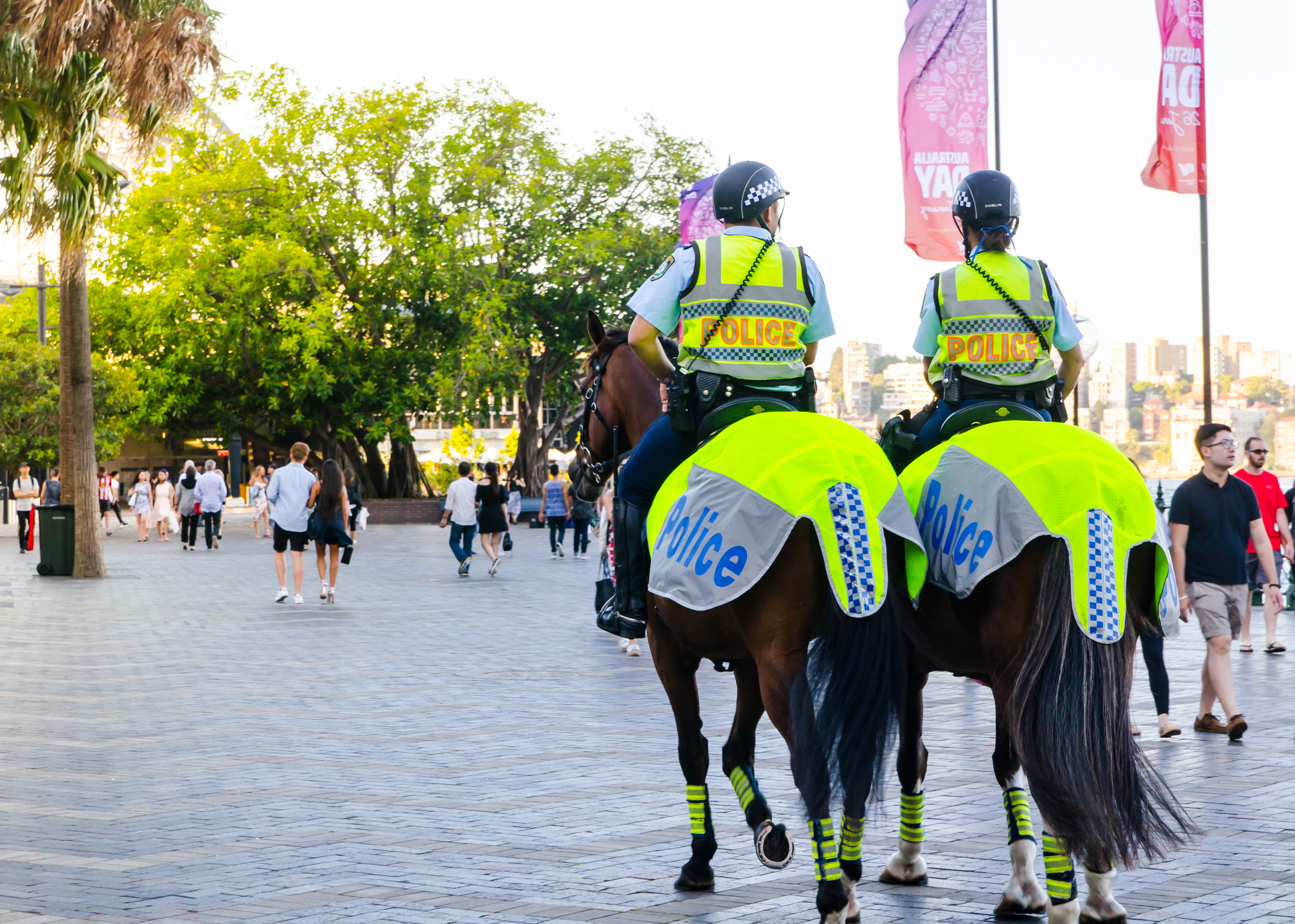 NSW Police on horses conduct illegal arrest